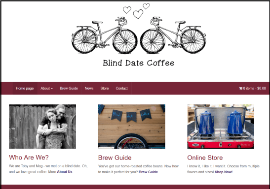 Blind date coffee | Chelsea Schuyler design