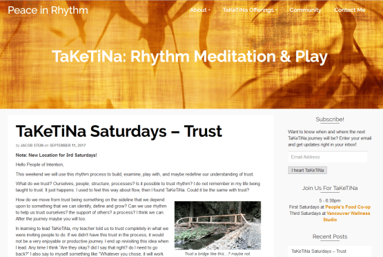 Taketina website | Chelsea Schuyler designs