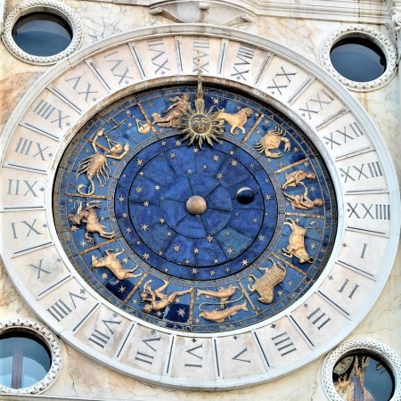 venice zodiac clock | Chelsea Scrolls