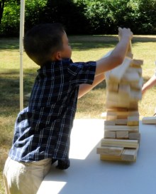 Jenga tower | Chelsea Scrolls